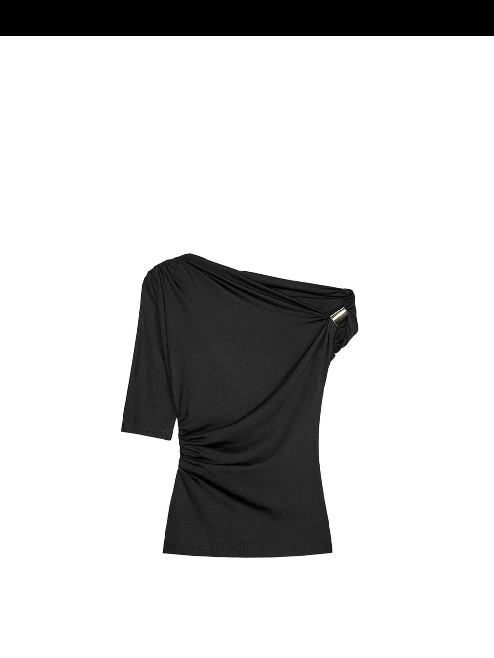 Zara - ASYMMETRIC POLYAMIDE TOP - medium